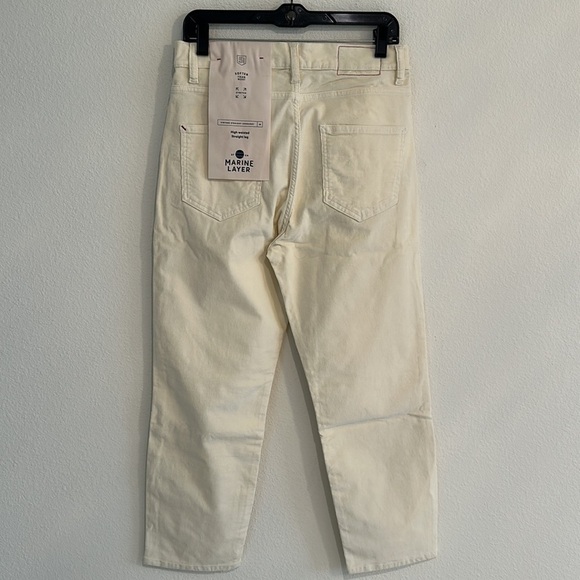 NWT Marine Layer Vintage Straight Corduroy White - Picture 6 of 13